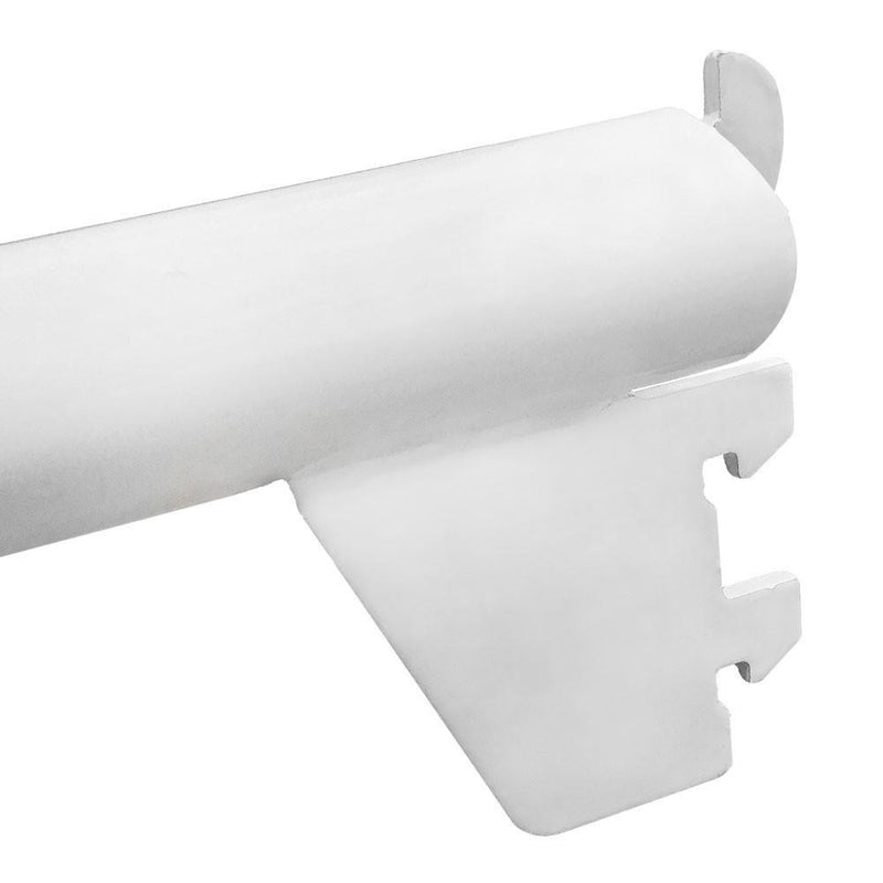 White - Industrial Pipe Rack Hangrail 24&