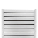 25"x25"x54" White Slatwall Display Tower 2-Way Floor Merchandiser Stand for Retail Store Fixtures & Product Showcases