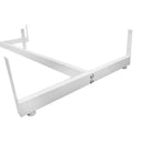 WHITE 50" x 25" Gondola Base Floor For Display Gridwall Panels Stand Retail Fixture