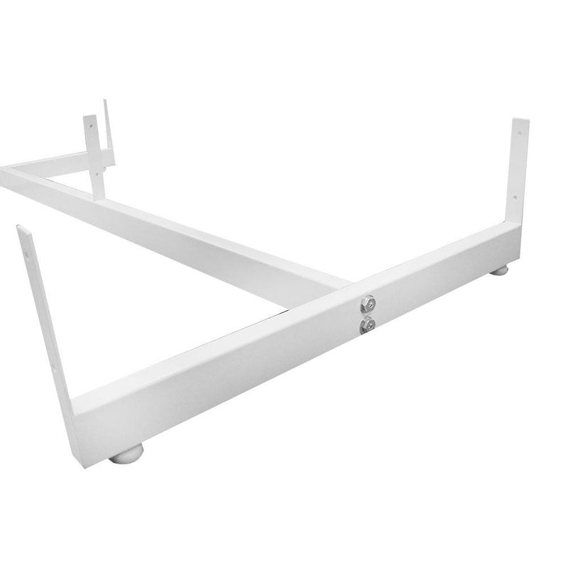WHITE 50" x 25" Gondola Base Floor For Display Gridwall Panels Stand Retail Fixture