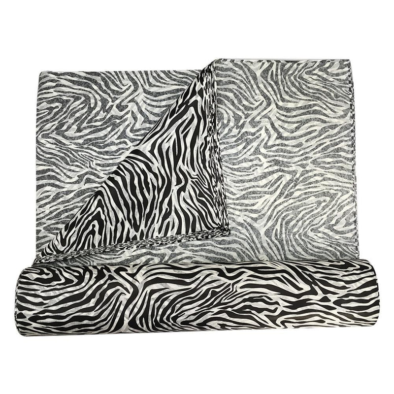ZEBRA SKIN Animal Pattern Print Tissue Paper 20" x 30" - 20 PC Gift Wrap Package
