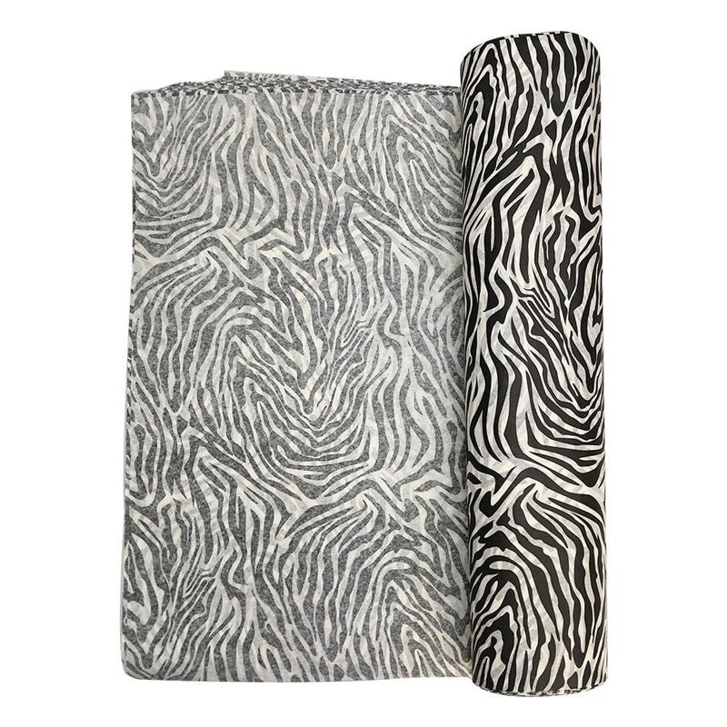 ZEBRA SKIN Animal Pattern Print Tissue Paper 20" x 30" - 20 PC Gift Wrap Package