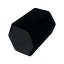 4 Ring Black Velvet Pedestal Display Stand – Jewelry Holder with Metal Ring Clips for Retail, Boutique & Showcase Displays