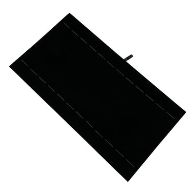 Black Velvet 12 Slot Bracelet Watch Black Display Tray Insert Pad 14-1/8 x 7-5/8