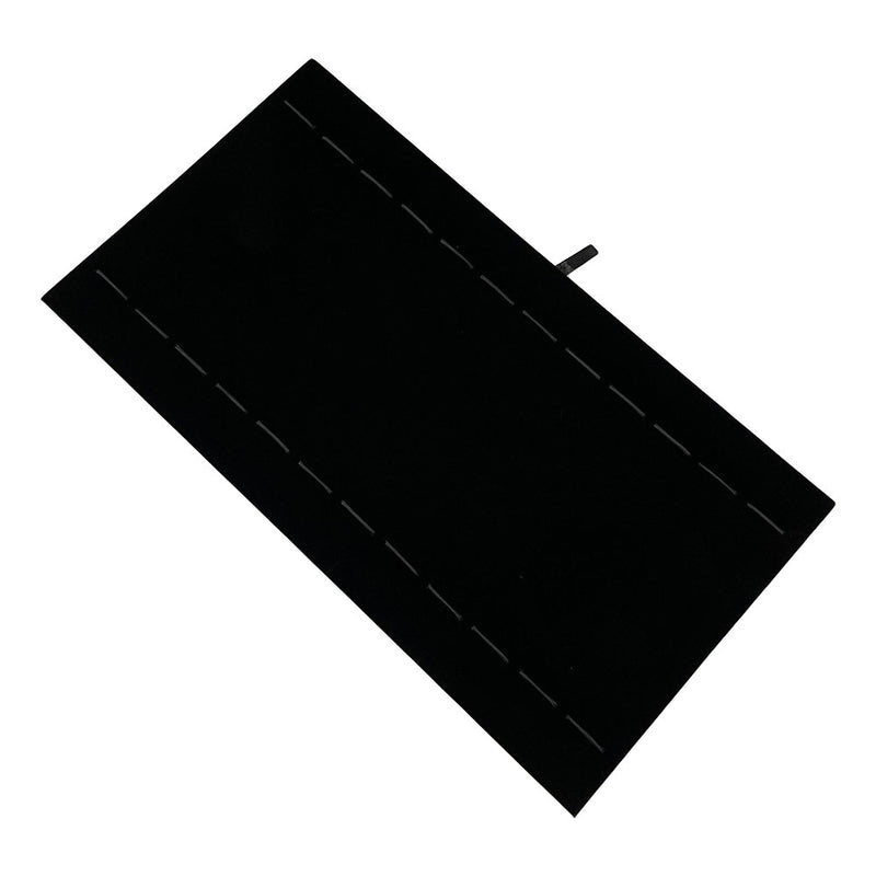 Black Velvet 12 Slot Bracelet Watch Black Display Tray Insert Pad 14-1/8 x 7-5/8