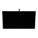 14-1/8" x 7-5/8" Black Velvet Bracelet & Watch Display Tray – 12 Slot Jewelry Organizer Insert Pad Retail Showcase Case Display