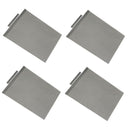 4Pcs Acrylic Sign Holder Slatwall 8.5" x 11" Vertical Wall Mount Sleeve Ad Frame