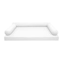 *COVER ONLY*-Model-6 Outdoor Daybed Mattress Bolster Pillow Slipcovers Knife Edge Crib-AD106