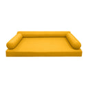 *COVER ONLY*-Model-6 Outdoor Daybed Mattress Bolster Pillow Slipcovers Knife Edge Crib-AD108