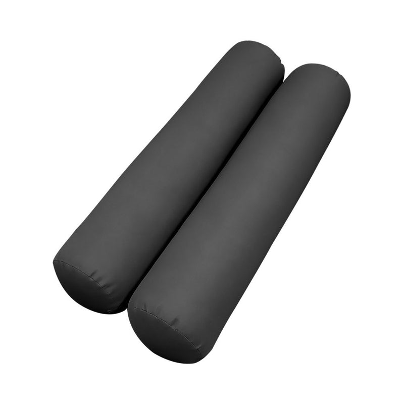 *COVER ONLY*-Model-6 Outdoor Daybed Mattress Bolster Pillow Slipcovers Knife Edge Twin Size-AD003