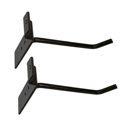 4" Slatwall Hooks,Raw Steel,Hanger Display,Display Panel Hooks Wire Metal 2Pc