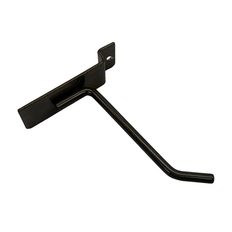 4" Slatwall Hooks,Raw Steel,Hanger Display,Display Panel Hooks Wire Metal 2Pc