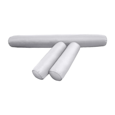 *COVER ONLY*-Model-6 Outdoor Daybed Mattress Bolster Pillow Slipcovers Pipe Trim Crib Size - AD105