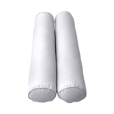 *COVER ONLY*-Model-6 Outdoor Daybed Mattress Bolster Pillow Slipcovers Pipe Trim Crib Size - AD105