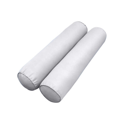 *COVER ONLY*-Model-6 Outdoor Daybed Mattress Bolster Pillow Slipcovers Pipe Trim Crib Size - AD105