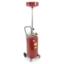20 Gallon Waste Oil Change Tank Oil Drain, Adjustable Height, HD Construction with Wheels