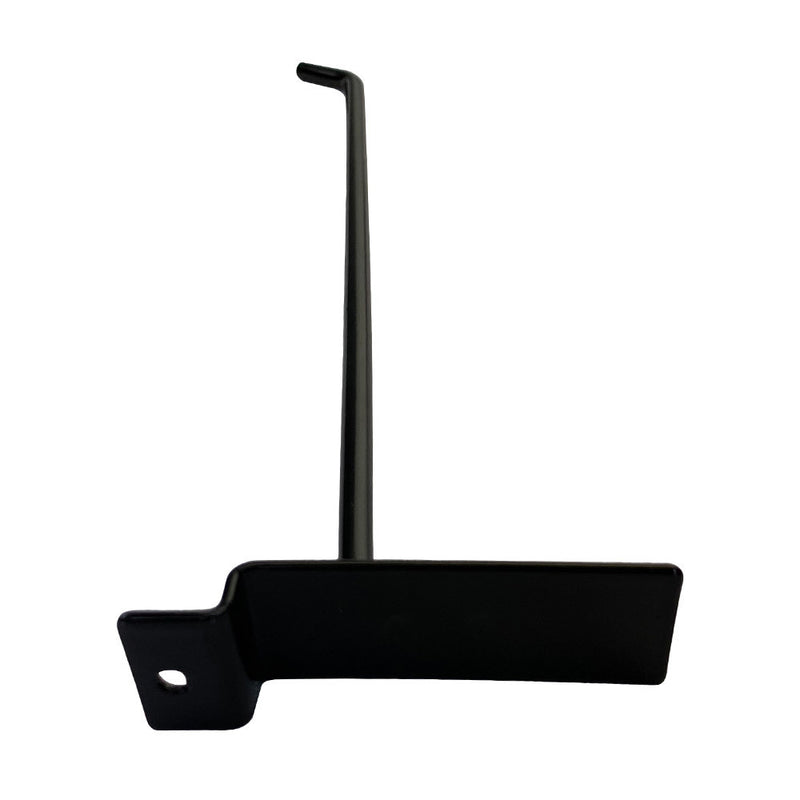 10" Slatwall Hooks, Black, Hanger Display,Display Panel Hooks Wire Metal 2Pc Set