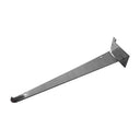 10 Pcs 12” Chrome Slatwall Glass Shelf Bracket, Metal Retail Display Support Hanger for Store Wall Fixture & Merchandising