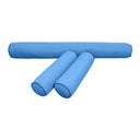 *COVER ONLY*-Model-6 Outdoor Daybed Mattress Bolster Pillow Slipcovers Contrast Pipe Trim Twin-XL Size-AD102