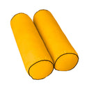 *COVER ONLY*-Model-6 Outdoor Daybed Mattress Bolster Pillow Slipcovers Contrast Pipe Trim Twin-XL Size-AD108