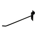 8" Slatwall Hooks, Black, Hanger Display,Display Panel Hooks Wire Metal 24Pc Set