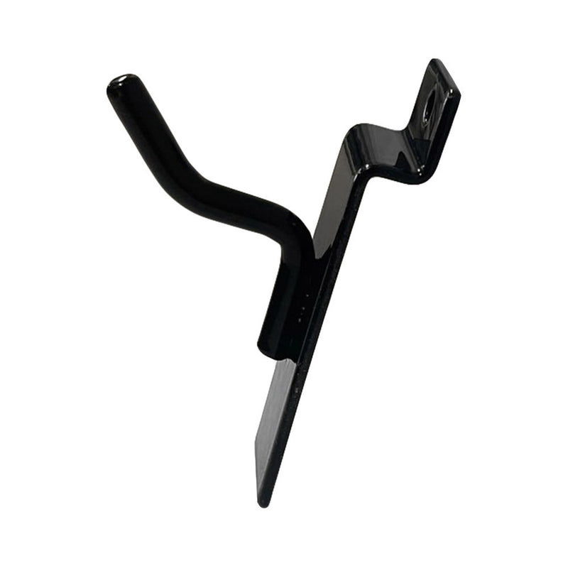 1" Slatwall Hooks, Black, Hanger Display,Display Panel Hooks Wire Metal 25Pc Set