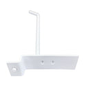 6" Slatwall Hooks, White, Hanger Display,Display Panel Hooks Wire Metal 2Pc Set