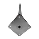 12" Chrome Single Ball Waterfall Hook Wall Mount System Square Tubing 4 Pc Set