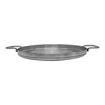 Stainless Steel Flat Comal Griddle Pan 16" With Extra Bottom Layer