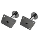 2 Pc Set 3" Wall Mounted Single Garment Hook, Chrome , Garment Hook Display