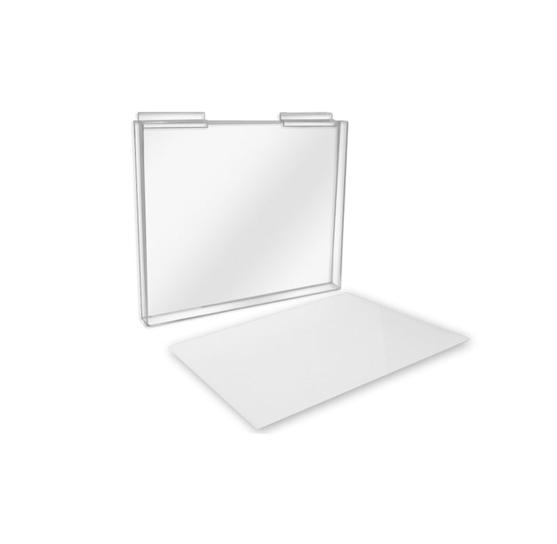 11-1/2"x15" Slatwall Acrylic T-Shirt Display Holder Lucite Frame W/ Shirt Board