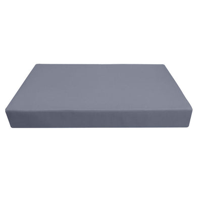 Model-5 AD001 Full Size 3PC Knife Edge Outdoor Daybed Mattress Cushion Bolster Pillow Complete Set