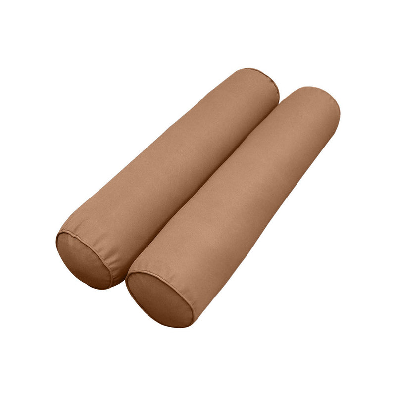 Model-5 AD104 Crib Size 3PC Pipe Trim Outdoor Daybed Mattress Cushion Bolster Pillow Complete Set