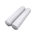 Model-5 AD105 Crib Size 3PC Pipe Trim Outdoor Daybed Mattress Cushion Bolster Pillow Complete Set