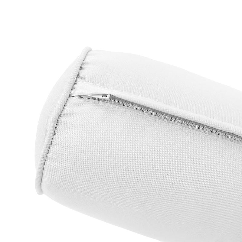 Model-5 AD106 Crib Size 3PC Pipe Trim Outdoor Daybed Mattress Cushion Bolster Pillow Complete Set