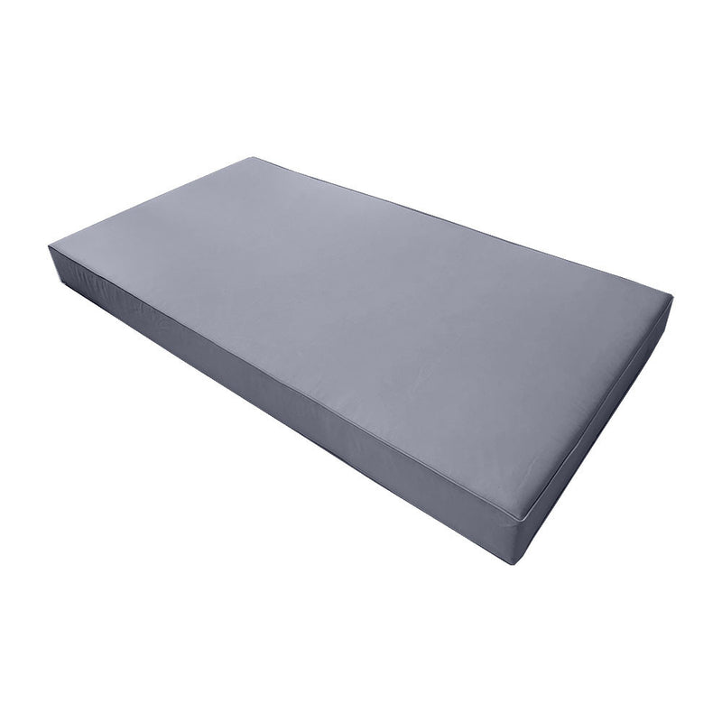 Model-5 AD001 Twin Size 3PC Pipe Trim Outdoor Daybed Mattress Cushion Bolster Pillow Complete Set