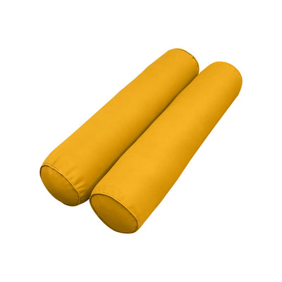 Model-5 AD108 Twin Size 3PC Pipe Trim Outdoor Daybed Mattress Cushion Bolster Pillow Complete Set