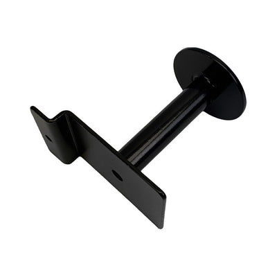 2 Pc Set 3" Slatwall Single Garment Hook, Black , Slatwall Hanger