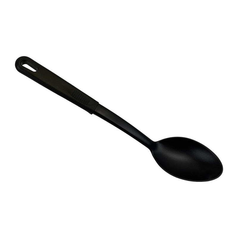 12" Black Non-Stick Serving Spoon, Heat Resistant , Dishwasher Safe Nylon Gadget