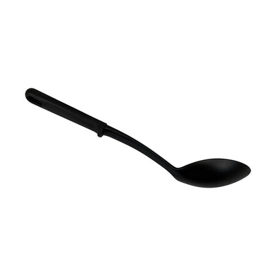 12" Black Non-Stick Serving Spoon, Heat Resistant , Dishwasher Safe Nylon Gadget