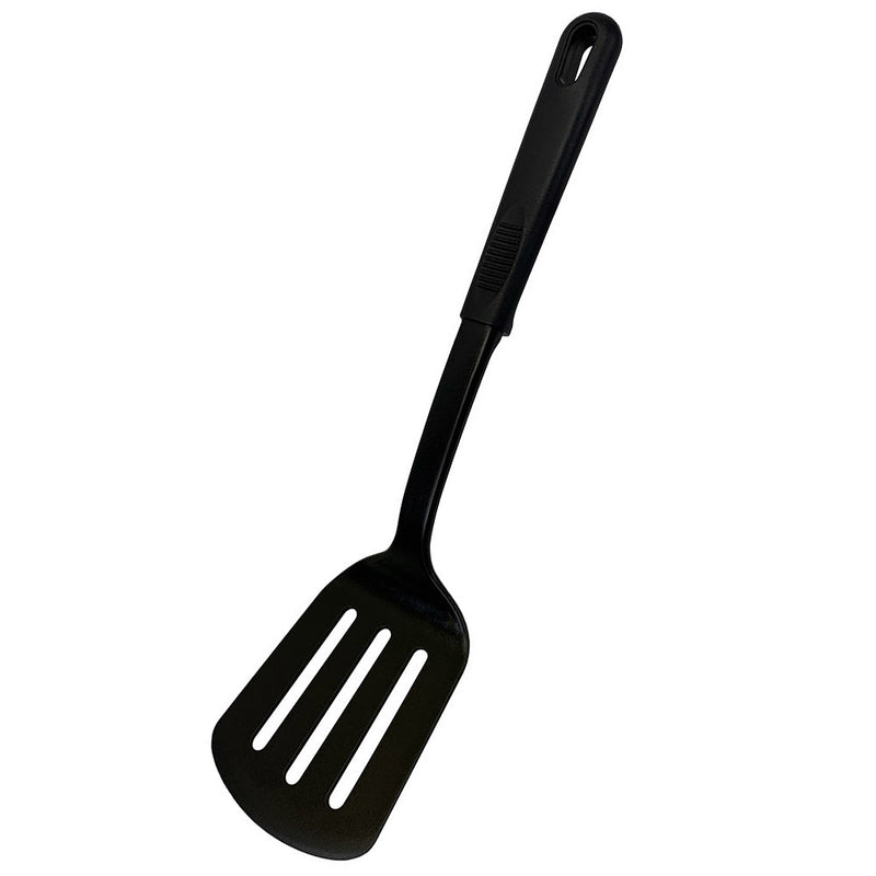 Black Nylon Nonstick 12" Slotted Spatula Turner for Fried Egg,Barbecue,Hamburger