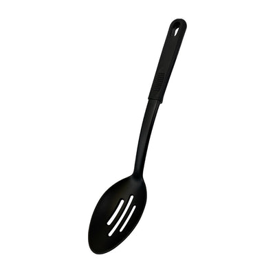 12’’ Black Nylon Slotted Spoon Cookware Kitchen Utensil With Handle