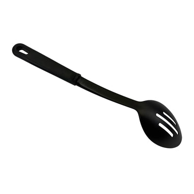 12’’ Black Nylon Slotted Spoon Cookware Kitchen Utensil With Handle