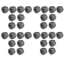 100 Pc Set 1/2"-13 Stainless Steel Nylon Insert Lock Nut Right Hand Hex Nut