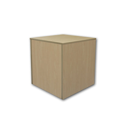 18'' x 18'' Maple Knockdown Bases Pedestal Base Box Cube Display Fixture Retail