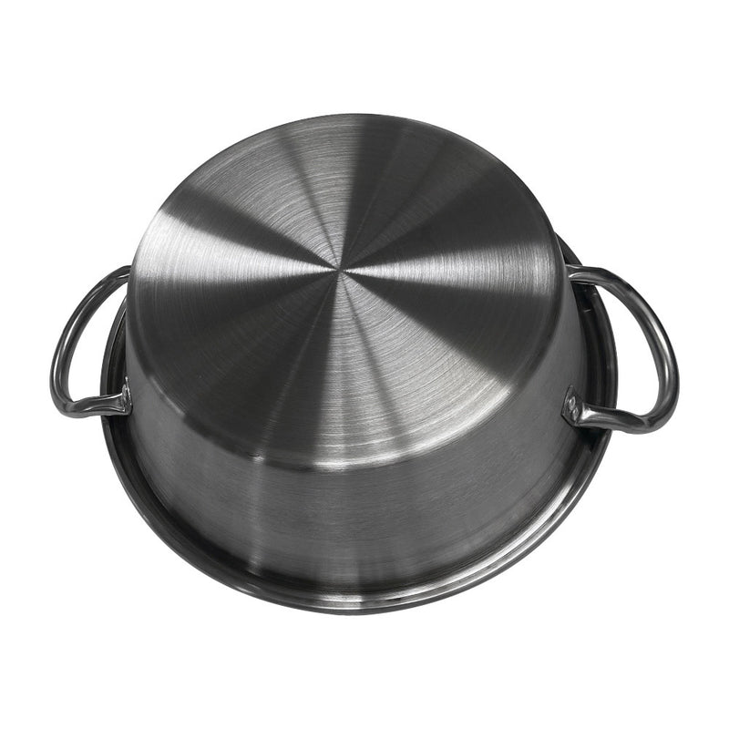 16" Stainless Steel Carnitas Cazo with Lid Comal Fry Outdoor Cooking Stove