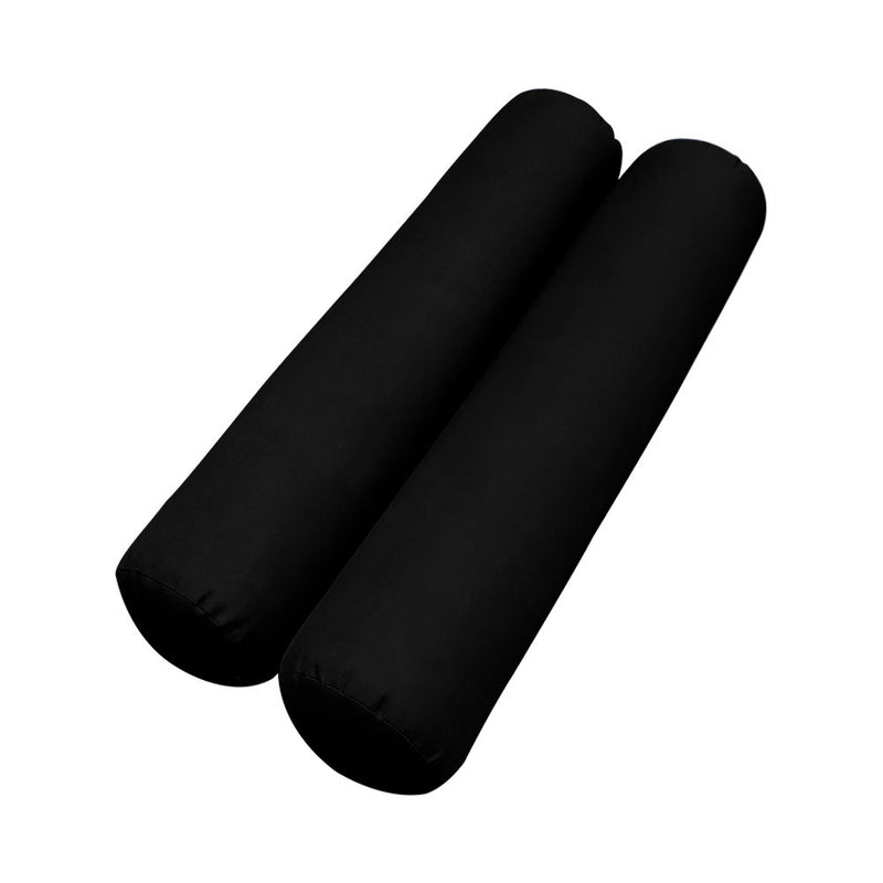 Model-6 AD109 Twin Size 4PC Knife Edge Outdoor Daybed Mattress Cushion Bolster Pillow Complete Set