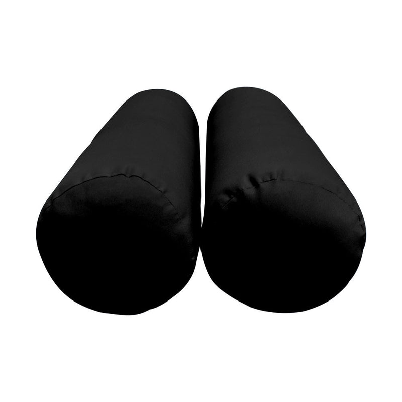 Model-6 AD109 Twin Size 4PC Knife Edge Outdoor Daybed Mattress Cushion Bolster Pillow Complete Set