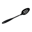 13'' Black Nylon Slotted Serving Spoon For Cooking - Nonstick