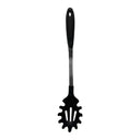 13" Nylon Pasta Server Spaghetti Fork, Curved Handle, Heat Resistant, Nonstick Dishwasher Safe Pasta Serving Spoon